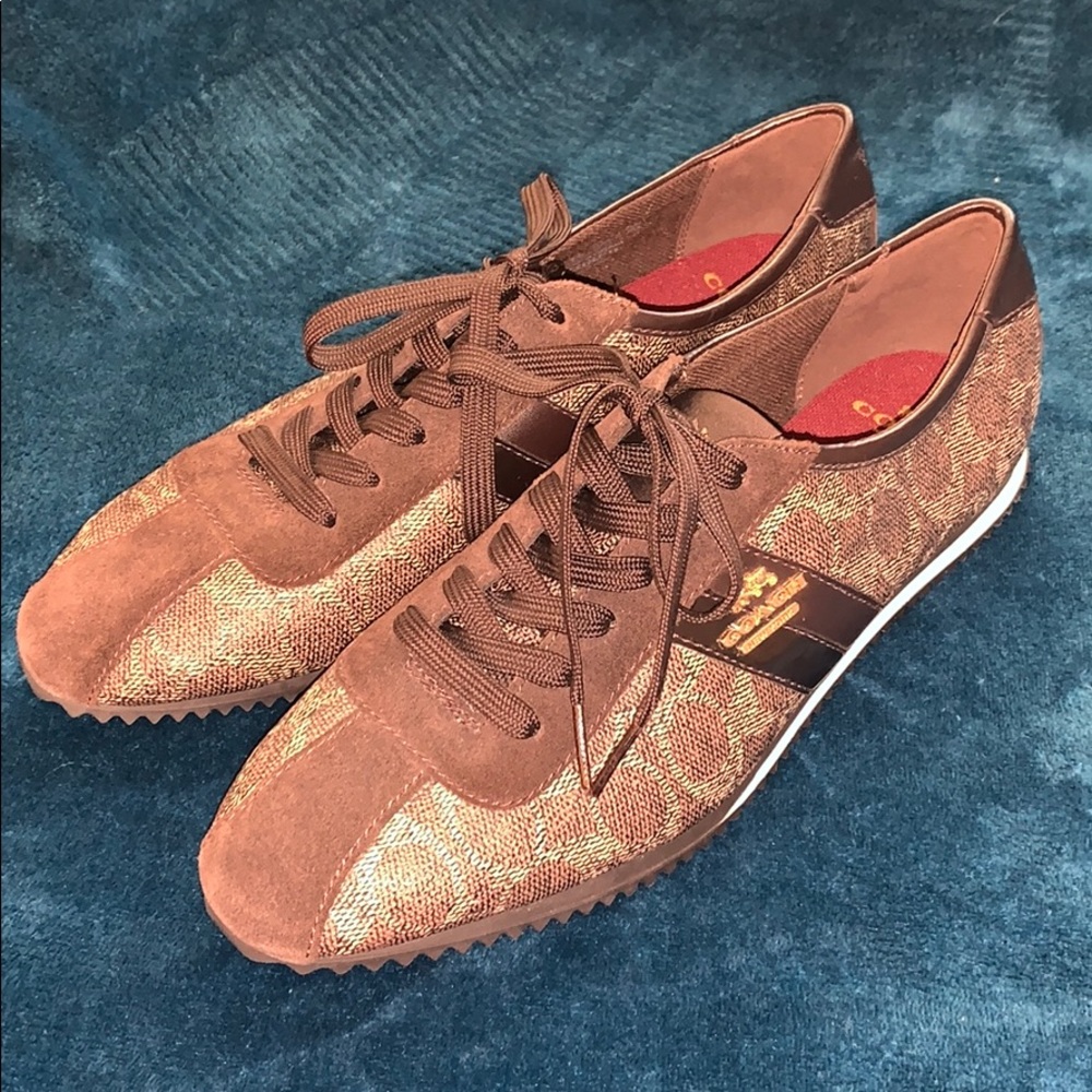 Coach sneakers 9.5